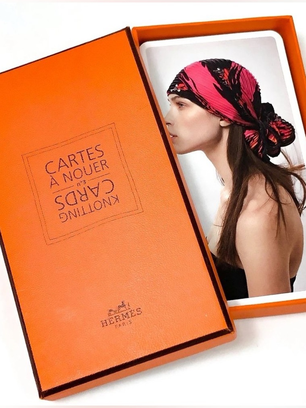 Hermès Vintage Scarf Knotting Cards No. 4 2013 Cartes à Nouer 22-Card Set